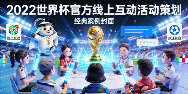 经典案例封面 - 2022世界杯官方线上互动活动策划，球迷虚拟聚会场景